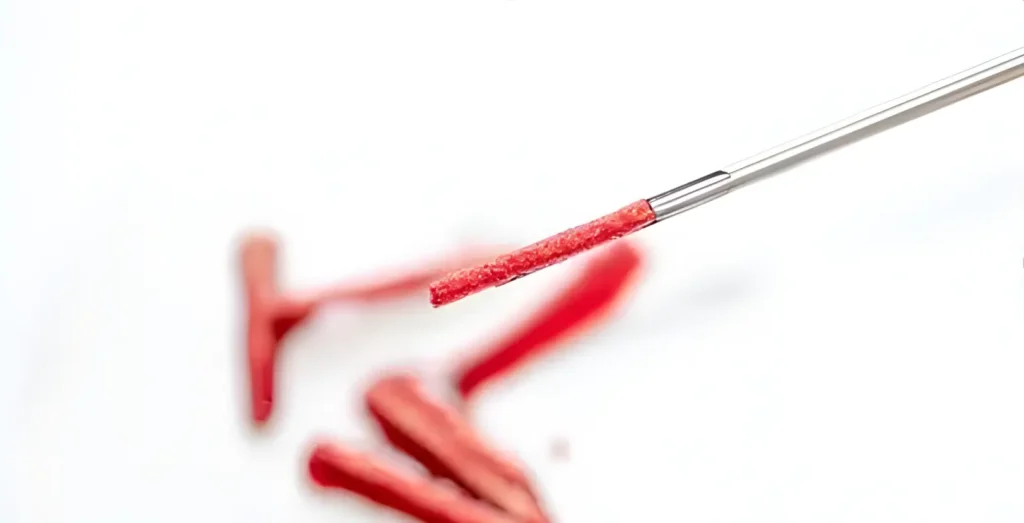 PercuGraft Screw Dowel Harvester tip — minimally invasive 8-gauge access for retrieving intact cancellous bone dowels