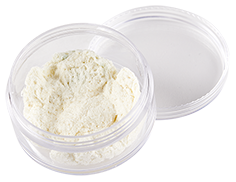 VelvetDBF demineralized bone fiber in sterile jar with clear lid